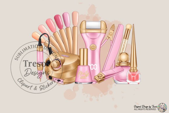 Elevate Brands with Pink Gold Nail Art