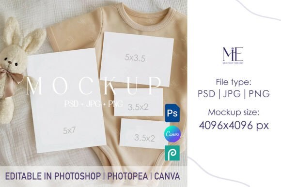 Elevate Your Baby Shower Invites with Pro Mockups