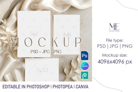 Elevate Your Brand with an Invitation Suite Mockup