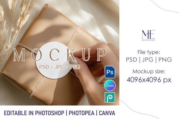 Elevating Brand Presentation with the Boho Circle Sticker Mockup Favor Sticke