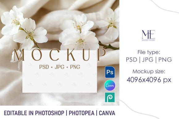 Elevating Event Branding with a Professional Place Card Mockup for Weddings and Business