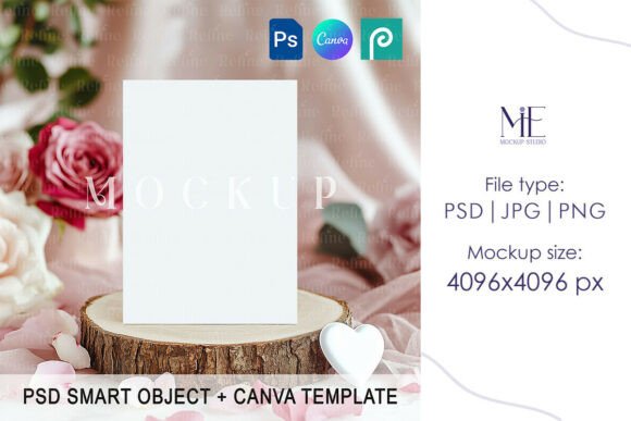 Elevating Your Design Presentation with a Professional Wedding Invitation Card Mockup