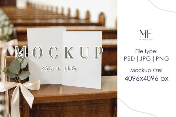 Elevating Your Design Workflow with a Double 5x7 Invitation Cards Mockup