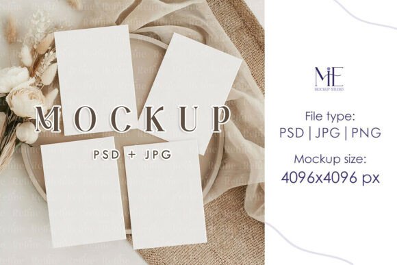 Evaluating Set Greeting Card Mockups: A Practical Guide to 5x7 Invitation and Postcard PSD Templates