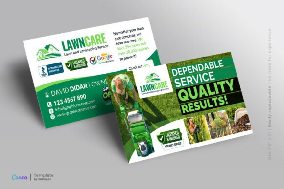 Evaluating the Lawn Care Quality Service Business Card Template for Professional Branding