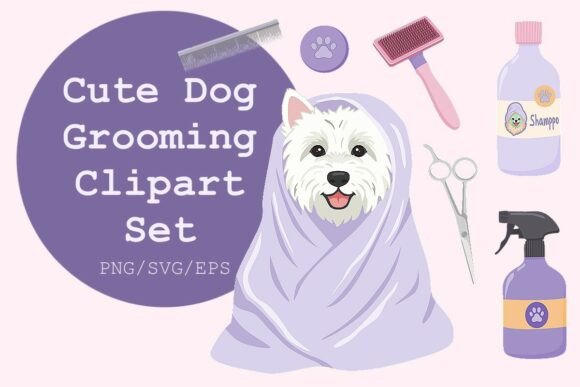 Evaluating the Westie Dog Grooming Vector Set for Professional Design Workflows