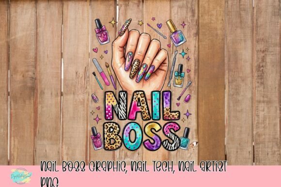 Nail Boss Graphic: The Ultimate PNG for Nail Techs