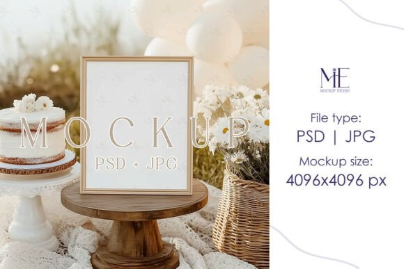 Strategic Visual Planning with the Boho Table Sign Mockup 8x10 Wedding Bar