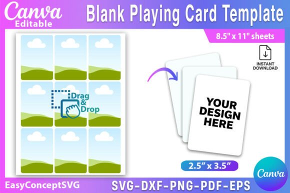 Unlock Creative Potential with a Blank Playing Card Canva Template