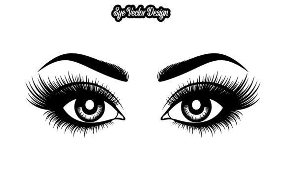 Unlocking Brand Potential with an Open Female Eyes Silhouette
