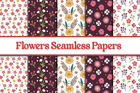Unlocking Creativity with Colorful Digital Flower Papers Pattern Collections
