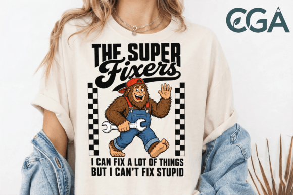 Unlocking Workshop Personality with the Handyman Bigfoot Mechanic Cartoon PNG
